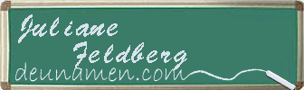 Juliane Feldberg Visitenkarte